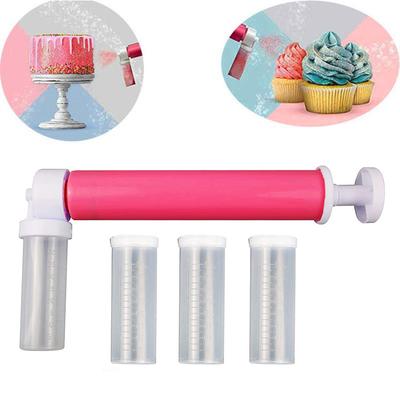 4KS/sada Barvení dortů Airbrush Pistole Pumpa DIY Dort Stříkací pistole Zdobení Stříkání Barvení Dezert Barvení Kuchyňské Cukrářské Nástroje