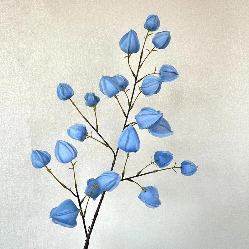 Lifelike Artificial Lantern Flower Real Touch Simulation Flower Branch  Living Room