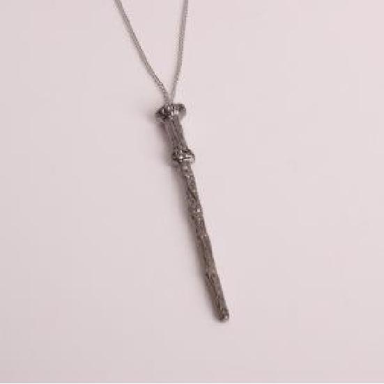 Harry Potter Hermione Bone Connecting Sirius Magic Wand Necklace Voldemort Pendant Jewelry C028