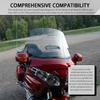 Motorcycle Part Clear Adjustable Windshield Fresh Air Flow Vent For HONDA Gold Wing GL1800 GL1800HP GL1800BM GL1800P 2001-2017