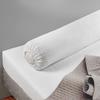 Protège Traversin 160 cm - Doux et Absorbant - Molleton 100% Coton - Elastiqué aux Bouts - Fabriqué en Europe - Linge des Familles