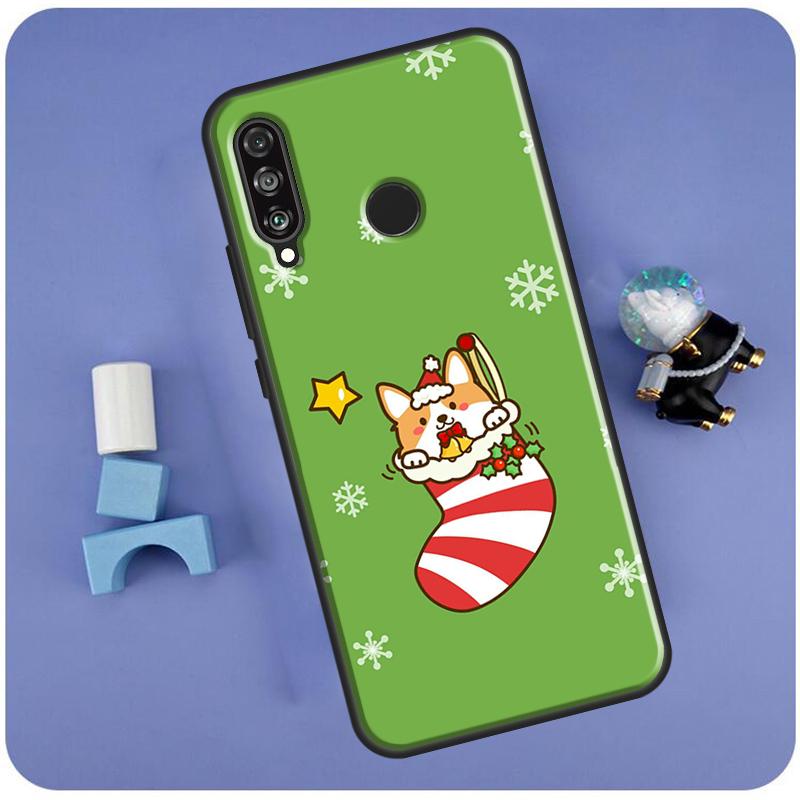 Cute Cartoon Corgi For Huawei Nova Y70 Y91 Y90 Y60 Y61 Y72 Y73 3i 7i 8i 11i 12i 9 10 SE P20 P30 P40 Lite Case