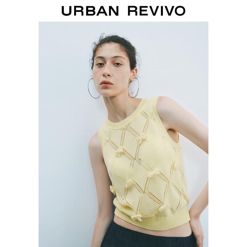 

Женский трикотажный жилет без рукавов с жаккардовым узором аргайл XL