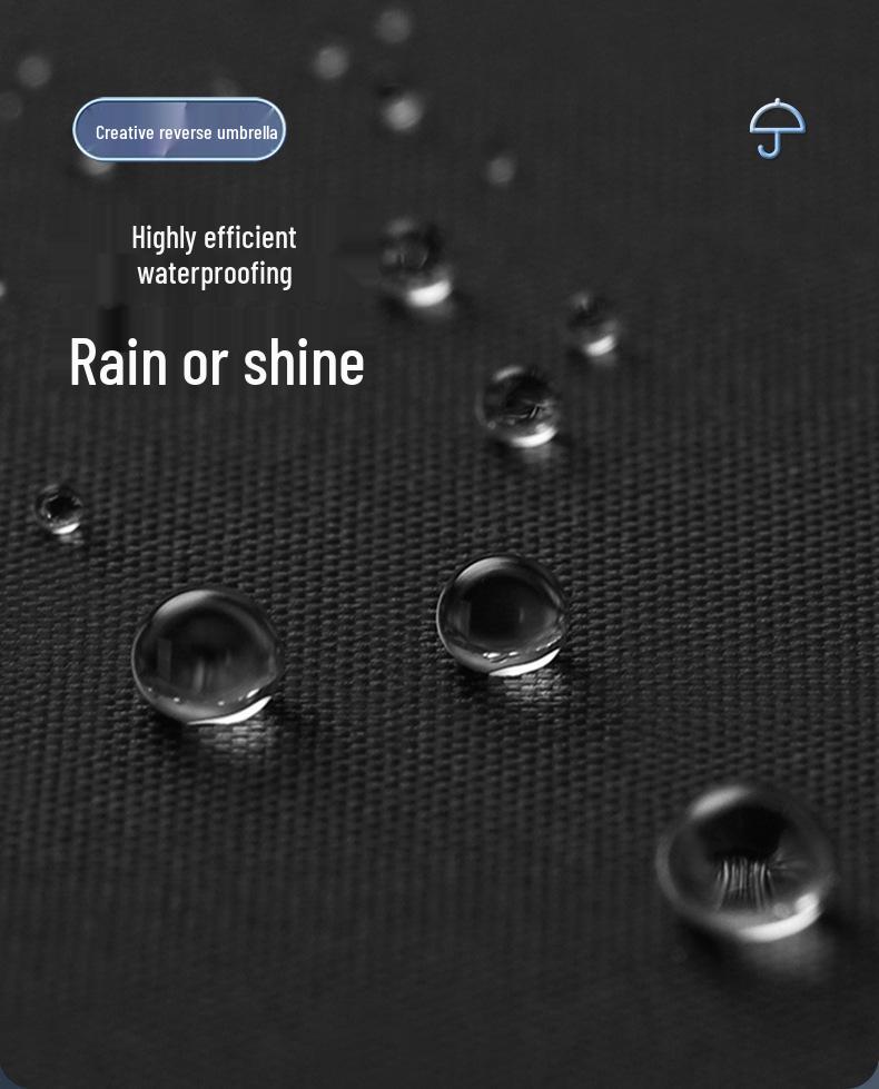 12-Rib Extra Large Folding Umbrella for Rain and Sun - Reinforced, Thick, Three-Person Capacity