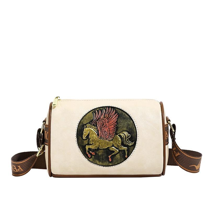 Klasická retro dámska crossbody kabelka s veľkou kapacitou, jednoduchá denná kabelka cez rameno, mäkká kožená jednofarebná, všetko