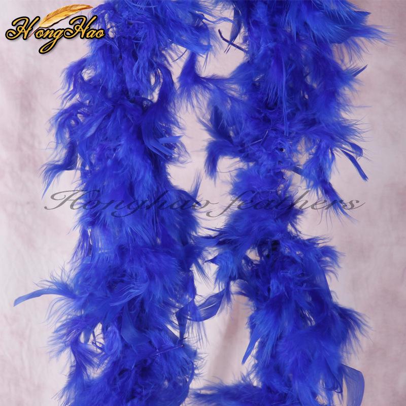 Großer Truthahnfeder-Streifenschal für Bühnen- und Hochzeitsdekoration