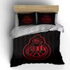"Red and Black Sports Emblem" Bedding Duvet Cover Set Duvet Cover Pillowcases  (1 * Duvet Cover 2 * Pillowcases, without duvet insert)