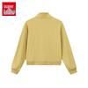 Anta Women's Retro Color-Block Lapel Pullover Sweatshirt