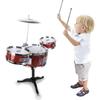 Small Plastic Drum Set Toy for Kids Age 3 - 6 Years Old Toy Musical Instruments Playing Rhythm Beat Toy Great Gift for Boys Girls