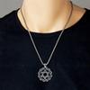 Xiwier Trendy Hexagram Pendant Necklace - Unique Dark Design
