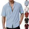 Men's Shirts Short Sleeve Button Down Shirts Wrinkle Free Casual Comfortable Vacation Beach Summer Tops Soft Lightweight Guayabera Shirt for Men