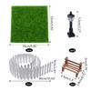 Miniature Garden Accessories Garden Tools Furniture Decorations Set Suitable for Decorating Garden Christmas Accessories