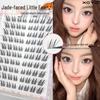 Jade Fox Glue-Free Face Eyelash Clusters - Natural Slanted Flying Fox Style