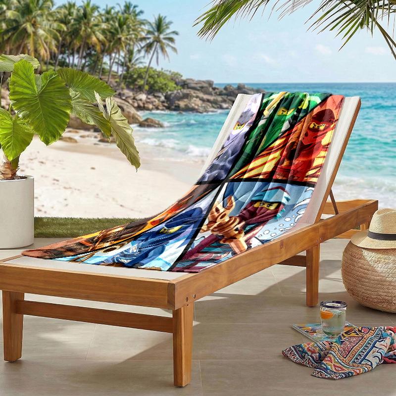Ninja Fashion Beach Towel: Ideal for Summer Adventures Soft, absorbent and quick drying suitable for swimming and bathing
