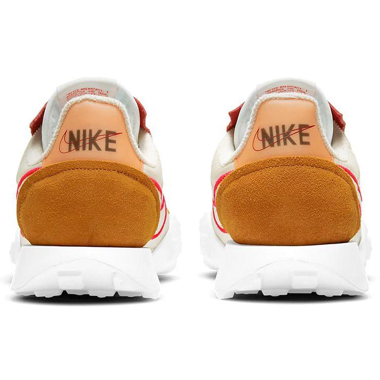 Женские кроссовки Nike Waffle Racer 2X Monarch Коричневые жемчужно-белые Hyper-Crimson — фото 5