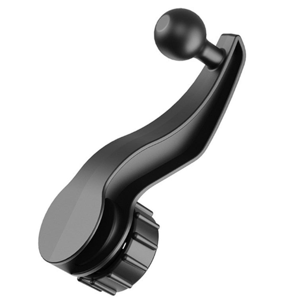 17mm Ball Joint Car Phone Holder Extension Rod 360° Rotatable Black Plastic Extender Auto Air Vent Mount GPS Stand Accessories