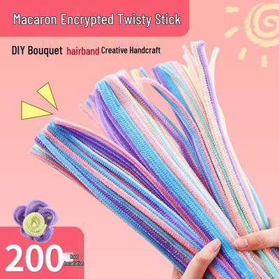 Kit de Buquê de Arame de Chenille DIY Feito à Mão de 8 de Março: Presente de Jardim de Infância para a Mamãe