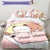 3pcs Yier BuBu Bear3 Cover Set - Personalized Name, HD Printed Bedding with 1 Cover and 2 Pillowcases - Perfect for Home Decor, Easy Care