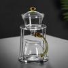 Lazy Person  Making Tool Automatic   Pot Glass Magnetic Tea Set  Simple Modern Japanese Creative Home