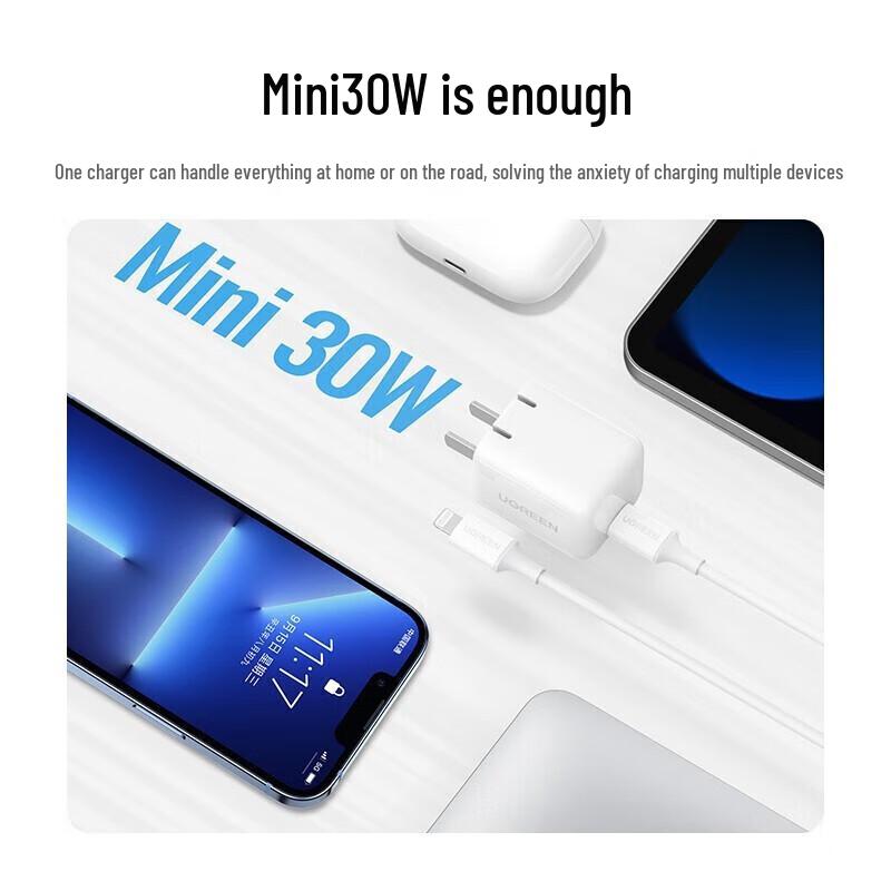 UGREEN 30W GaN USB-C Fast Charger