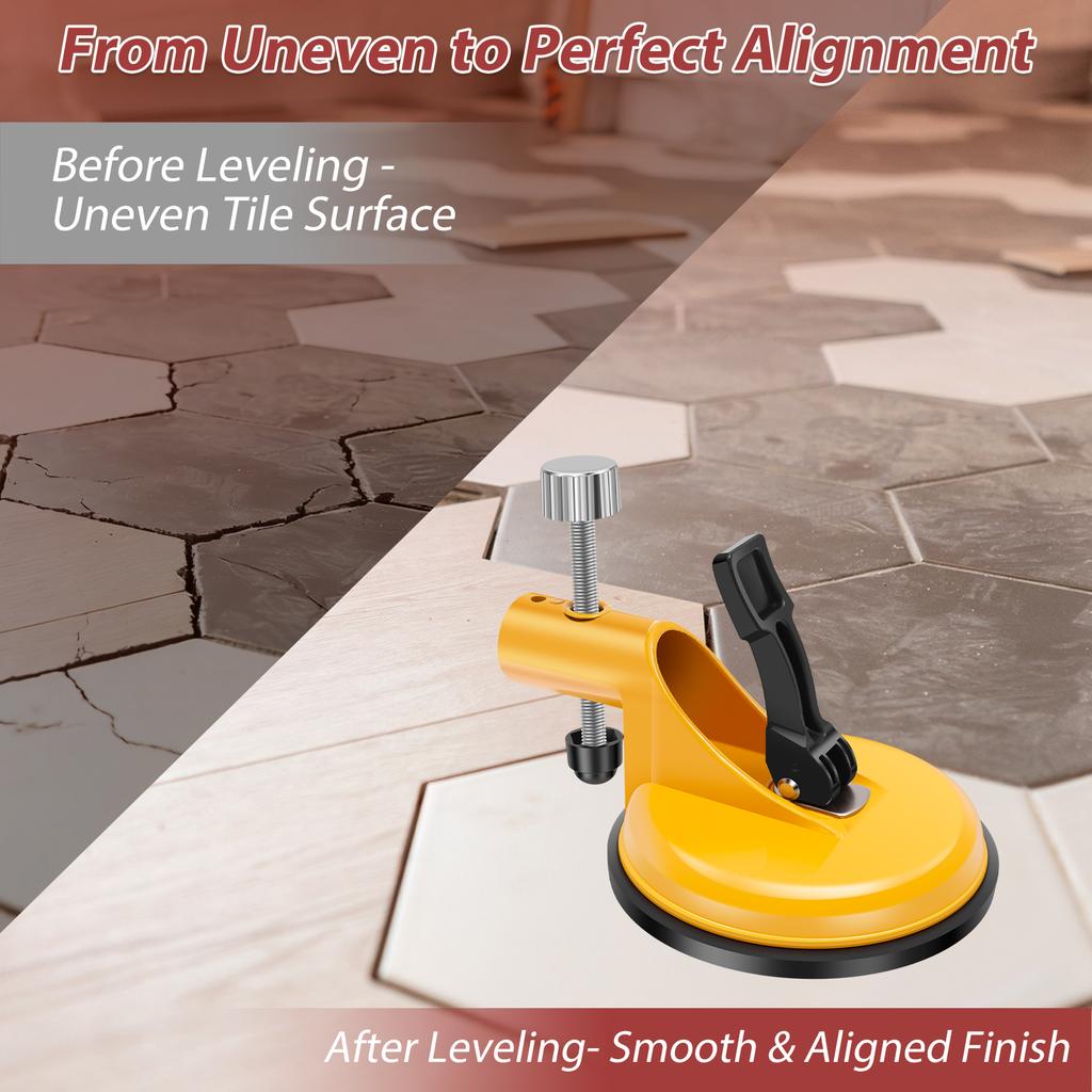 Floor Gap Fixer Tool Heavy Duty Adjustable Height Setter Professional Floor Gap Fixer Tools Leveling Alignment Clamp for Granite