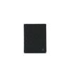 Black Dd Plate Logo Matte Leather Business Card Wallet