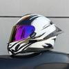 Motorcycle Helmet, Men's and Women's Dual Lens Full Face Helmet, Motorcycle Sports Car, All Season Full Face Helmet