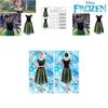 Frozen Adult Princess Dress Anna Holiday Costume Performance Dress Anna Princess Dress