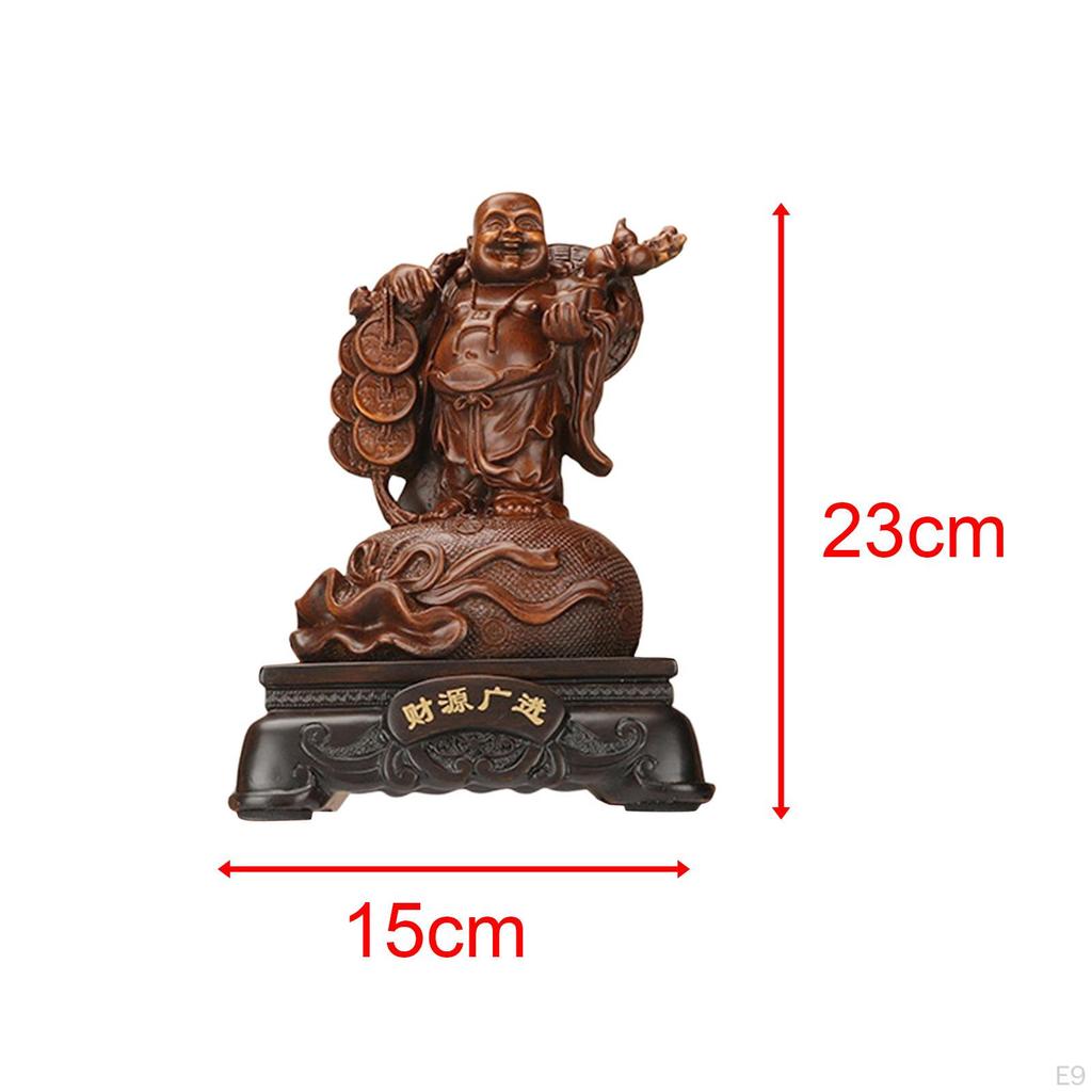 Buddha Figurine for Home And Office, Decorative Sitting Statue Feng Shui