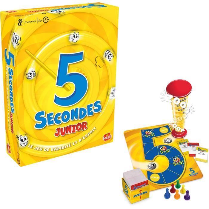 5 Secondes junior - Jeu d'ambiance et de rapidité - GOLIATH - Dès 6 ans