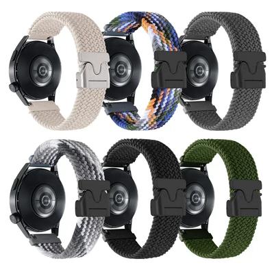 22mm Nylon Strap For Xiaomi Watch S4 Band For Mi Watch 2 Pro/S3 S2 46mm S1 Active Braided Elastic Correa Bracelet Soft Wristband