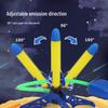Outdoor Stomp-Activated Flashing Rocket Launcher for Kids