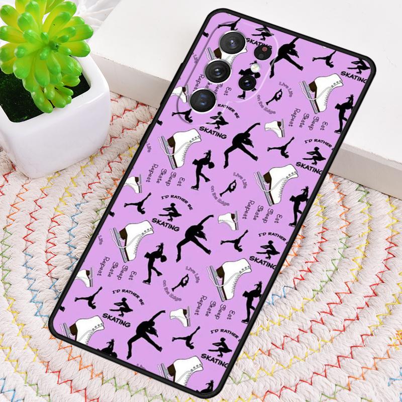 Figure Skating Ice Skating Phone Case for Samsung Galaxy note 10 pro S26 Ultra S23 S24 FE S25 S21 S22 PLUS shockproof Cove