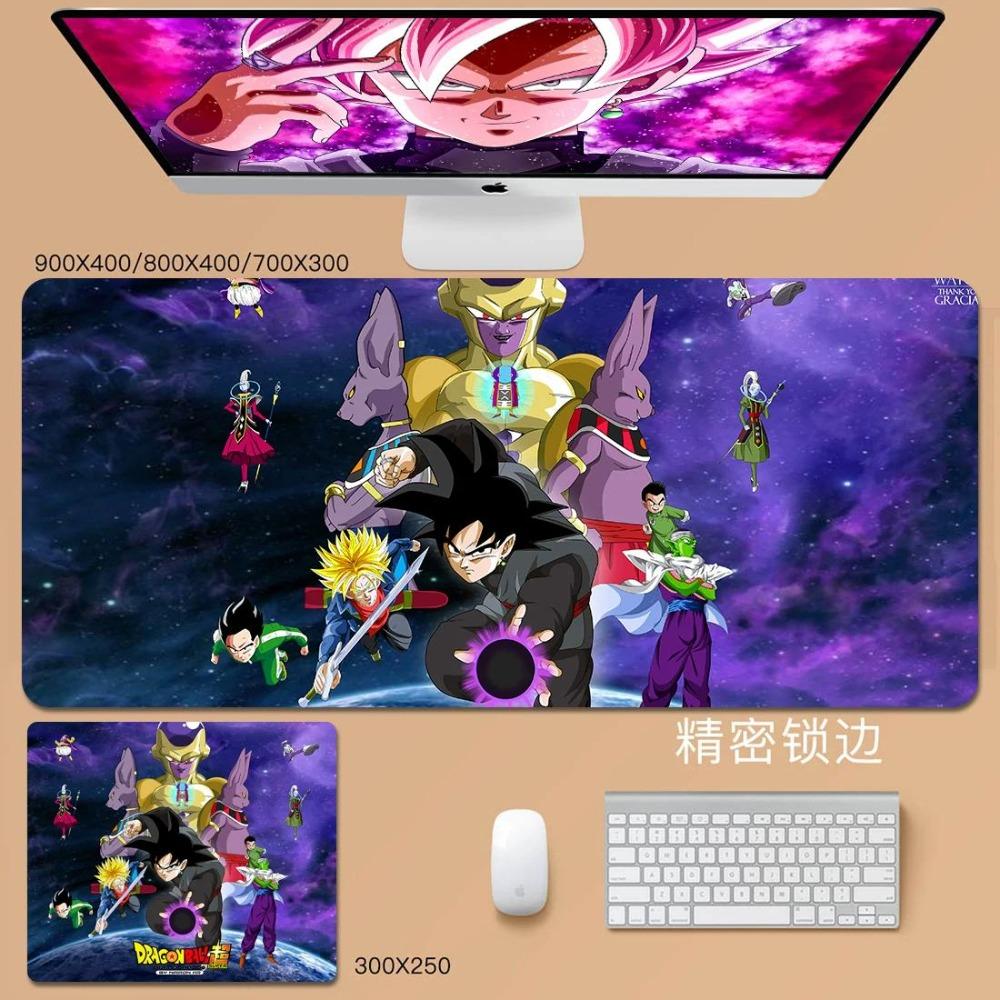 Man Cool Mouse Pad Convenience Dragon Ball Animation Son Goku Leather Mouse Pad Cartoon Vegeta Bulma Broly Large Keyboard Pad Student Desk Pad