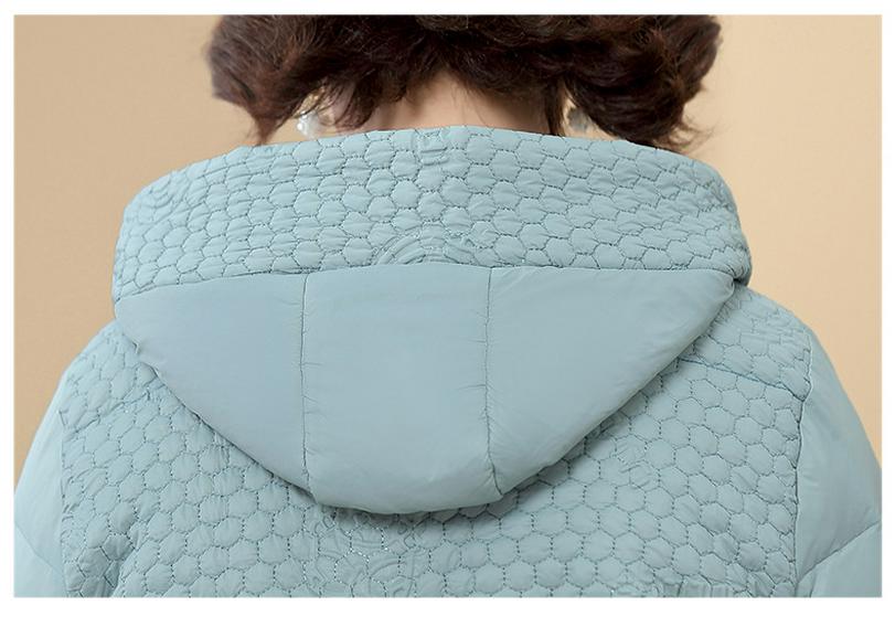 2025 New Winter Hooded Down Jacket for Women - Mid-Length, Warm, Cold-Proof, Stylish Temperament