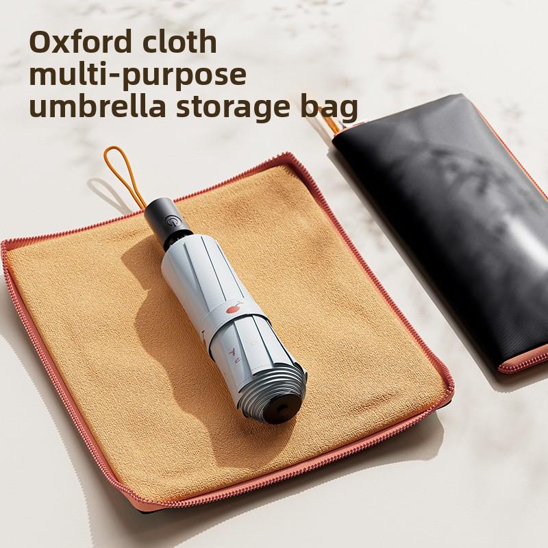 1pc Umbrella Storage Bag Ultra Water Absorbent Splash Proof Portable Hanging Sleeve Multifunctional Foldable Bag