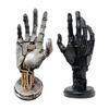 Futuristic Punk Mechanical Hand Resin Stand Storage Holder for Gaming Controllers Multiplatform Compatibility