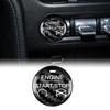 Carbon Fibre Start Stop Button Cover For Ford Mustang 2015-23 Engine Ignition Switch Protective Sticker Car Interior Accessories