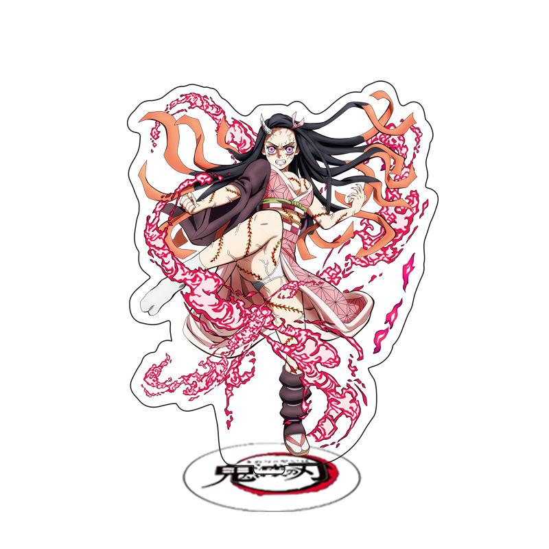 Demon Slayer Anime Acrylic Stand Kimetsu No Yaiba Kamado Tanjirou Hashira Giyuu Action Figure Desk Model Toy