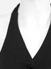 Women's Classic Halter Suit Vest Button Down Adjustable Back Strap Tuxedo Waistcoat Party Prom Clothing