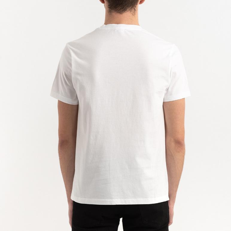 Kenzo T-shirt Classica Testa di Tigre da Uomo Bianca FA55TS0504YA-01
