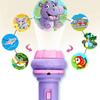 4 Cards Cartoon Projection Flashlight 32 Patterns Creative Children Flashlight Toy Projector Baby Toys Bedtime Story Book Toy