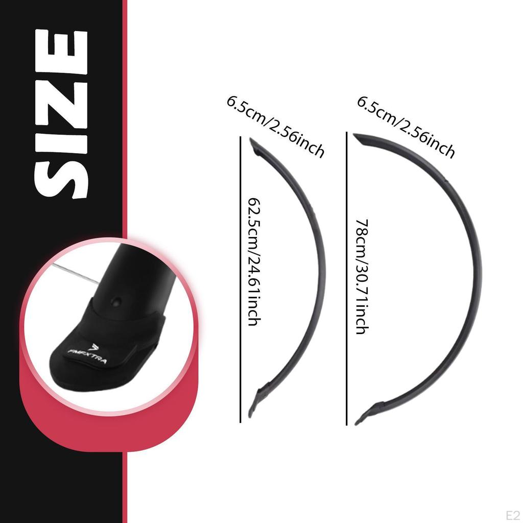 Mountain Bike Mud Guards Front Rear Mudguards Replacement,Full Cover,Road Fenders,Wheel Fenders