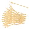 200x Bamboo Cocktail Picks Toothpick Party Favor Bamboo Fruit Sticks Skewers for Holiday Christmas Sandwich Birthday Kitchen
