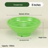 Zhi Shi Green Melamine Threaded Dining Bowl Set