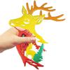 2Pcs Elk Resin Molds Christmas Deer Silicone Molds Animal Epoxy Casting Mould for Wall Hanging Mount Decor DIY Crafts