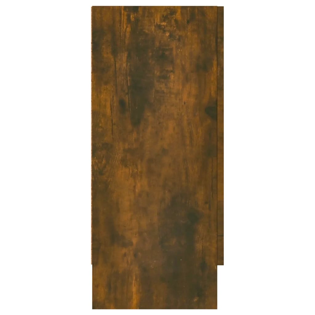 Vidaxl Komoda, Przydymiony Dąb, 120X30,5X70Cm, Materiał Drewnopochodny