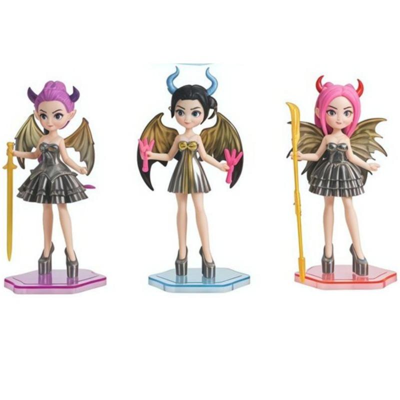 Anime Kpop Cazador de Demonios Caja Ciega Desmontaje Diversión Bolsa Ciega Estatua Pequeña Modelo Periférico Escritorio Decoración Caja Ciega Regalo