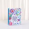 12pcs Thank you paper tote bags floral gift bags for party favors boutique checkout wedding birthday