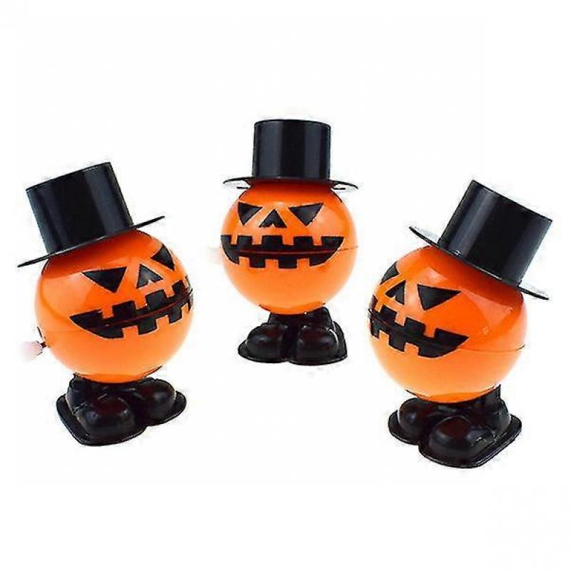 Halloween Wind Up Halloween Clockwork Toy Pumpkin Wind Up Toys Halloween Jumping Toys Toy Pumpkin2pcsorange